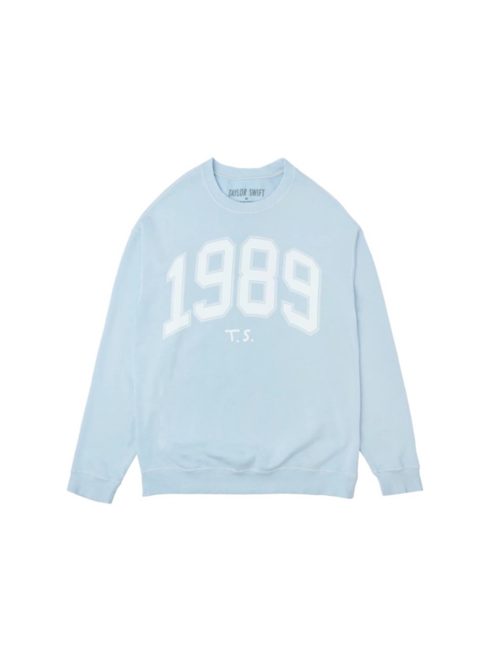 Taylor Swift EUC 1989 Crew Sweatshirt Size 2XL in Baby Blue